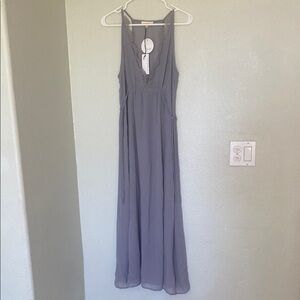 Current Air Gray Maxi Dress